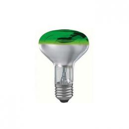 Изображение продукта Лампа накаливания рефлекторная R80 Е27 60W зеленая 
