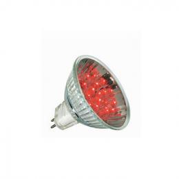 Лампа светодиодная рефлекторная GU5.3 1W 20° красная  - 1