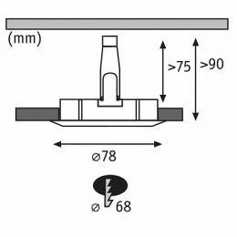 Встраиваемый светильник Paulmann Nova  - 4