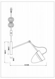 Настольная лампа Rivoli Falco  Б0037682  - 2