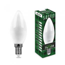 Изображение продукта Лампа светодиодная Saffit E14 7W 4000K Свеча Матовая SBC3707 