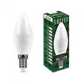 Изображение продукта Лампа светодиодная Saffit E14 9W 2700K Свеча Матовая SBC3709 