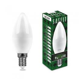 Изображение продукта Лампа светодиодная Saffit E14 9W 4000K Свеча Матовая SBC3709 