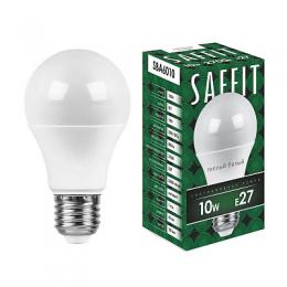 Лампа светодиодная Saffit E27 10W 2700K Шар Матовая SBA6010  - 1