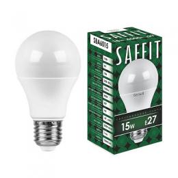 Лампа светодиодная Saffit E27 15W 4000K матовая SBA6015  - 1