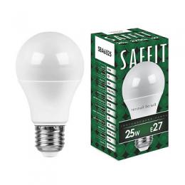 Лампа светодиодная Saffit E27 25W 2700K Шар Матовая SBA6525  - 1