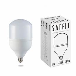 Лампа светодиодная Saffit E27-E40 40W 6400K Цилиндр Матовая SBHP1040  - 1