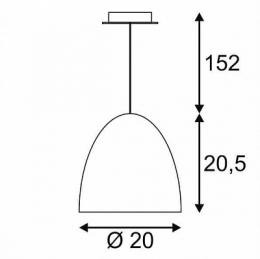 Подвесной светильник SLV Para Cone 20  - 2