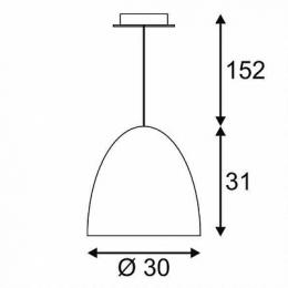 Подвесной светильник SLV Para Cone 30  - 2