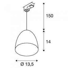 Трековый cветильник SLV 3Ph Para Cone  - 4