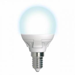 Лампа светодиодная диммируемая (UL-00004300) Uniel E14 7W 4000K матовая  - 1