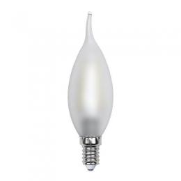 Изображение продукта Лампа светодиодная филаментная (UL-00000306) Uniel E14 6W 3000K матовая 