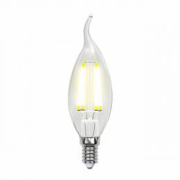Изображение продукта Лампа светодиодная филаментная (UL-00001374) Uniel E14 6W 4000K прозрачная 