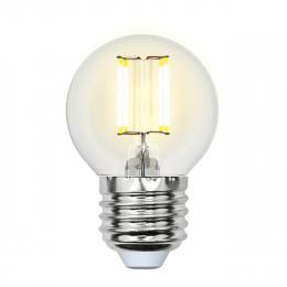 Изображение продукта Лампа светодиодная филаментная (UL-00002208) Uniel E27 6W 4000K прозрачная 