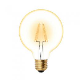 Изображение продукта Лампа светодиодная филаментная (UL-00002359) Uniel E27 6W 2250K прозрачная 