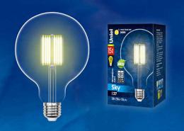 Лампа светодиодная филаментная (UL-00004860) Uniel E27 15W 3000K прозрачная  - 2