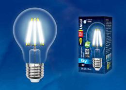 Лампа светодиодная филаментная (UL-00004869) Uniel E27 15W 4000K прозрачная  - 2