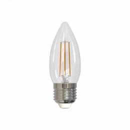 Лампа светодиодная филаментная (UL-00005162) Uniel E27 9W 3000K прозрачная  - 1