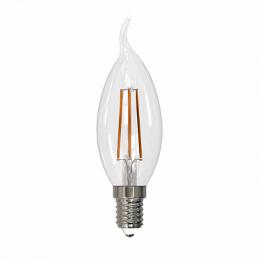 Лампа светодиодная филаментная (UL-00005171) Uniel E14 11W 4000K прозрачная  - 1