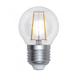 Лампа светодиодная филаментная (UL-00005174) Uniel E27 9W 3000K прозрачная  - 1