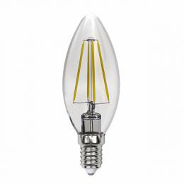 Лампа светодиодная филаментная (UL-00005899) Uniel E14 13W 3000K прозрачная  - 1