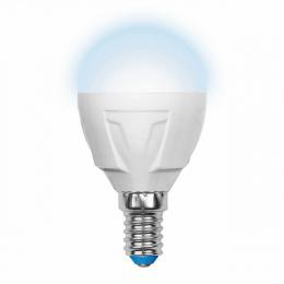 Изображение продукта Лампа светодиодная (UL-00000692) Uniel E14 6W 4500K матовая 