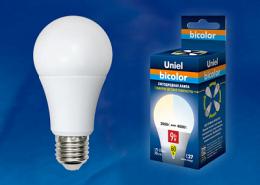Лампа светодиодная (UL-00001569) Uniel E27 9W 4000K матовая  - 2
