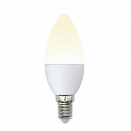 Изображение продукта Лампа светодиодная (UL-00002373) Uniel E14 6W 3000K матовая 