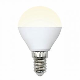 Лампа светодиодная (UL-00002375) Uniel E14 6W 3000K матовая  - 1