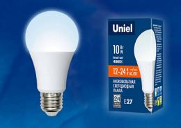 Лампа светодиодная (UL-00002381) Uniel E27 10W 4000K матовая  - 2