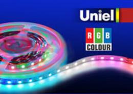 Изображение продукта Светодиодная лента (04932) Uniel 14,4W/m 60LED/m 5050SMD RGB 5M 