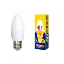 Изображение продукта Лампа светодиодная (UL-00003799) E27 7W 3000K матовая 