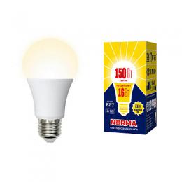Лампа светодиодная (UL-00004027) E27 16W 3000K матовая  - 2