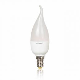 Изображение продукта Лампа светодиодная E14 5.5W 4000К свеча на ветру матовая VG3-CW2E14cold6W 