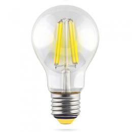 Лампа светодиодная филаментная Voltega E27 10W 2800К прозрачная VG10-А1E27warm10W-F  - 1