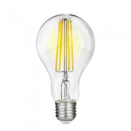 Лампа светодиодная филаментная Voltega E27 15W 2800К прозрачная VG10-A1E27warm15W-F  - 1