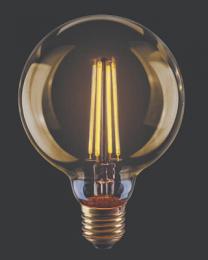 Лампа светодиодная филаментная Voltega E27 6W 2800K золотая VG10-G95GE27warm6W  - 2