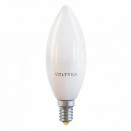 Лампа светодиодная Voltega E14 10W 2800К матовая VG2-C37E14warm10W  - 1