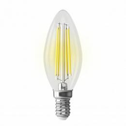 Лампа светодиодная Voltega E14 6,5W 2800K прозрачная VG10-C35E14warm9W-F  - 1