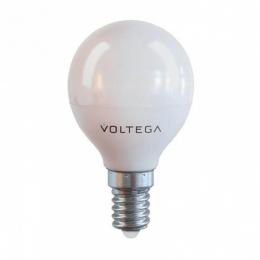 Изображение продукта Лампа светодиодная Voltega E14 7W 4000К матовая VG2-G45E14cold7W 