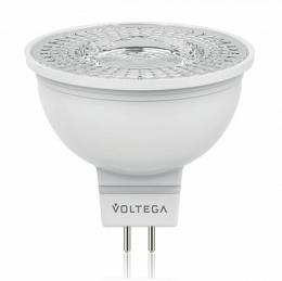 Лампа светодиодная Voltega GU5.3 4W 2800К полусфера прозрачная VG2-S1GU5.3warm4W  - 1