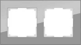 Рамка Werkel Favorit на 2 поста серый WL01-Frame-02  - 1