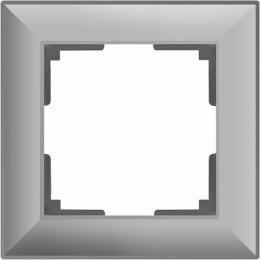 Рамка Werkel Fiore на 1 пост серебряный WL14-Frame-01  - 1