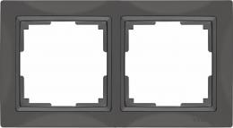 Рамка Werkel Snabb Basic на 2 поста серо-коричневый WL03-Frame-02  - 1