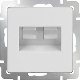 Изображение продукта Розетка Werkel двойная Ethernet RJ-45 белая WL01-RJ45+RJ45 