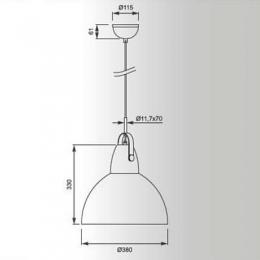 Подвесной светильник Zumaline Cande  - 2
