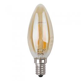 Изображение продукта Лампа светодиодная ЭРА E14 9W 2700K золотая  Б0047034 