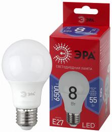 Изображение продукта Лампа светодиодная ЭРА E27 8W 6500K матовая  Б0048502 