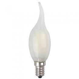 Лампа светодиодная филаментная ЭРА E14 7W 2700K матовая  Б0027954  - 1