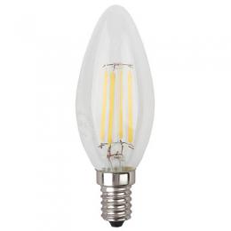 Лампа светодиодная филаментная ЭРА E14 7W 2700K прозрачная  Б0027942  - 1